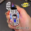Encendedor Giroscópico a Prueba de Viento Rojo Llama Rotatorio Iluminado Estilo Mech, Alivio de Estrés para la Punta del Dedo, Regalo para Novio