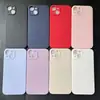 Funda para Teléfono Móvil Apple 17 Promax Mate TPU Silicona Adecuada para iPhone 16 Color Puro 15 Agujero Fino Material Funda 14