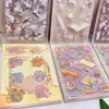 Nueva Colección de Escenas en Miniatura de Capibala, Pegatinas de Libro de Paisajismo de Dibujos Animados Lindos, Material de Pegatina de Cabaña Estéreo