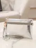Bolsa de Mão Pequena em Couro Macio para Mulheres, Nova Bolsa Clutch da Moda, Clutch Leve para Compras, Padrão de Losango Trançado Embossado, Bolsa de Ombro Único Transversal