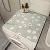 Funda Protectora contra el Polvo para Lavadora de Tambor, Protector Solar, Tela para Cubrir Refrigerador, Alfombrilla Absorbente, Cubierta de Polvo para Mesa de Noche de Tierra de Diatomeas