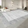 Tapete de Chão para Sofá de Alta Qualidade Estilo Creme, Não Lavável, Tapete Antiderrapante para Bay Window, Tapete de Cabeceira para Quarto, Tapete de Mesa de Centro de Luxo Leve, Tapete para Sala de Estar