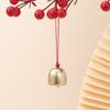 Sinos de Vento de Corda de Celebração de Natal Requintados Acessórios de Sino de Cobre DIY Metal Sinos de Vento de Natal Pequenos Ornamentos Fabricante Atacado