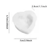 Molde de Silicone com Coração e Rosa Loveu Transfronteiriço para Sabonete Artesanal DIY, Gesso de Aromaterapia, Vela Decorativa