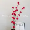 Planta de flor de simulación roja flor escena de boda al aire libre diseño decoración de interiores auditorio fábrica de flores artificiales venta al por mayor