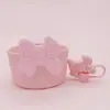 Cubierta Popular Transfronteriza de Silicona para Taza Térmica Tapa Inferior de Silicona para Vaso de Agua Stanley Cubierta Protectora de Silicona con Lazo Venta al por mayor en stock