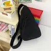 Bolsa de Peito Feminina Ins Design de Nicho Bolsa Transversal Moda para o Dia a Dia Ciclismo Mochila Esportiva Leve Casual Feminina