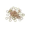 Acero Inoxidable Diámetro de Alambre 0.8/0.9 Anillas Abiertas Forma de O Anillo Único Anillas de Conexión Varias Especificaciones Accesorios para Joyería DIY en Stock