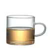 Taza Pequeña de Té de Vidrio de Borosilicato Alto Chino con Asa Transparente Taza de Té Gongfu Taza Pequeña con Asa Taza de Té Juego de Té