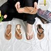Primavera y Verano 2025 Ropa Exterior Moda Mariposa Versátiles Chanclas Zapatillas Planas Sandalias de Dedo para Mujer