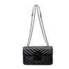 Bolsa Feminina Corrente Personalidade Retro Fashion 2026 Verão Nova Textura Pequena Quadrada Estilosa para o Dia a Dia Ombro Único Transversal