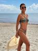 Bikini Micro de Tres Puntos de Color Sólido Comercio Transfronterizo Sexy Europeo y Americano Traje de Baño de Dos Piezas para Mujer 2026 Bikini Nuevo