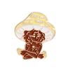 Broche personalizado de dibujos animados de moda europea y americana, muy vendido, serie de setas de aceite con forma de gota, broche de aleación de setas de colores bonitos