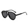 Gafas de Sol Estampado de Leopardo para Hombre, Gafas de Moda Estilo Piloto Retro, Gafas de Sol Antivibración de Gama Alta para Celebridades de Internet para Mujer