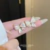 Pendientes de Botón de Flor Delicados y Versátiles de Plata S925 para Mujer, Pendientes de Perla de Lujo de Gama Alta, Accesorios para Orejas de Moda y Elegantes