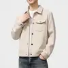 Jaqueta Masculina Comércio Exterior Transfronteiriço Primavera e Outono Nova Camisa de Negócios Em Estoque Casual Americano Outdoor Bonita Versátil Roupa Exterior