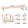 Mesa baixa Tatami Mesa de chá japonesa e cadeira sentar chá novo Mesa de chá Zen Chinesa Mesa de estudos banqueta mesa mesa de janela de sacada
