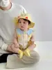 Macacão de Bebê Verão Fino Algodão Puro Bebê Desenho Animado Macacão Sem Mangas Roupa de Engatinhar Roupas de Verão Roupas para Ar Condicionado Externo
