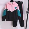 Conjunto de Sudadera para Niña Atuendo de Primavera 2026 Nuevo de Moda Estilo Celebridad de Internet Conjunto de Dos Piezas Ropa Deportiva Casual para Niños Otoño e Invierno