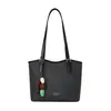 Bolsa tote minimalista de grande capacidade, nicho de moda estilo coreano, novo modelo 2026, bolsa de ombro e transversal de alta qualidade