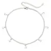 Moda Nueva 2021 simple estilo Europeo y Americano collar de aleación chapada para mujer colgante de estrella de cinco puntas largo personalidad
