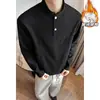 2026 HT26679 Plus Terciopelo Interior Talla Grande Camiseta Henley M-5X HT261290-Especial P31