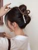 Pinza para el Cabello Extra Grande de 13 cm para Mujeres con Cabello Grueso, Nuevo Modelo 2026, Tamaño Grande Sencillo, Aspecto de Alta Gama, Pasador para la Parte Posterior de la Cabeza, Pinza de Tiburón
