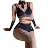 Lencería sexual cos uniforme de policía conejita inspectora traje de entrepierna abierta sexy puro querer evitar quitarse el uniforme qqny