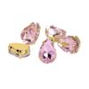 Venta al por mayor del fabricante Diamante de Gota de Agua Garra de Diamante de Vidrio Diamante para Ropa Vestido de Novia Zapatos Accesorios de Joyería con Agujero Diamante de Cristal de Garra de Diamante Cosido a Mano