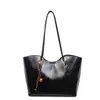Bolsa Tote Casual Tendência Transfronteiriça, Grande Capacidade, Novo Modelo 2026, Versátil Simples de Ombro, Bolsa de Ombro Fashion para Mãe e Filha