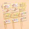 Colher de Água Vermelha Tendência de Ano Novo Balde de Morango Decoração de Bolo Colher de Água Excêntrica de Natal Copo para Bolo Cupcake Tigela de Esmalte