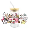 Sanrio coolometi UV DTF transferencia cristal transparente pegatinas impermeable resistente a rayones caricatura al por mayor transfronterizo