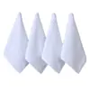 Toalla Cuadrada Blanca al por Mayor Tienda de Pasteles Ktv Jardín de Infancia Pañuelo de Chef Toalla Cuadrada Blanca Pura Absorbente Trapo de Hotel