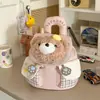 Mochila de Conejo de Peluche Linda Estilo Japonés Mochila Pequeña de Conejo Lolita para Niñas Mini Mochila Escolar de Dibujos Animados
