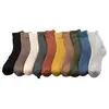Calcetines Gruesos de Rizo para Hombre para Otoño e Invierno, Calcetines de Media Pantorrilla con Forro de Felpa, Resistentes al Frío, Calcetines de Algodón Antihielo, Calcetines Largos Extra Gruesos para Hombre