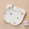 Babero impermeable babero toalla para saliva de bebé algodón puro clase a recién nacido tesoro para hombres y mujeres gasa de seis capas al por mayor productos para madres y bebés