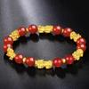 Pulseira corajosa de ágata dourada em latão incrustada com ouro de areia pulseira corajosa de ouro de areia vietnamita para amantes pulseira corajosa