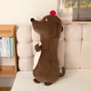 Juguete de Peluche Largo de Perro West Highland Dachshund de Dibujos Animados para la Cama, Juguete de Peluche de Perro Pequeño para Dormir, Muñeco para Abrazar las Piernas, Regalo para Niños