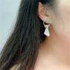 Pendientes de Aro D04 para Mujer, Estilo Dulce y Fresco, Pendientes de Estilo Fresco, Nuevos Pendientes Personalizados Transfronterizos