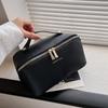 Bolsa de Cosméticos de Gran Capacidad, Bolsa de Cosméticos Tipo Almohada de Nuevo Estilo, Neceser de Cuero de Aspecto Elegante, Almacenamiento de Cosméticos para Viajes Transfronterizos