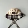 Sombrero de Pescador para Bebé Estilo Delgado Primavera/Verano Sombrero de Sol Versátil para Niños Pequeños con Etiqueta de Tela Protección Solar al Aire Libre Sombrero de Cubo