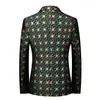 Terno Colorido Masculino 2024 Primavera e Outono Novo Masculino Jaqueta Ocidental Única Estilo Coreano Slim-fit Casual Pequeno Terno Superior Masculino