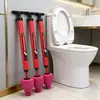 Herramienta para Desatascar Inodoros de Uso Doméstico, Herramienta Potente para Desatascar Tazas de Inodoro y Tuberías de Desagüe