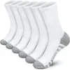Calcetines de Algodón de Talla Grande Transfronterizos para Hombre, Venta al por Mayor Estilos Blanco, Gris y Negro Otoño e Invierno, Calcetines Deportivos de Baloncesto de Media Pantorrilla para Hombre 168N