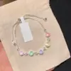 Qianying Chengxi - Pulseira Redonda de Zircônia em Estilo Doce Coreano, Luxo Leve com Sensação de Alta Qualidade, Joia de Design Único