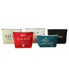Bolsa de Lona com Zíper Logotipo Personalizado Imprimível Bolsa de Papelaria para Estudantes Bolsa de Lona para Lápis Bolsa de Armazenamento de Cosméticos Bolsa Clutch