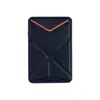 Soporte para Teléfono Móvil con Tarjetero de PU Adhesivo, Soporte Magnético Plegable para Coche, Funda para Teléfono RFID, Soporte Adhesivo para Teléfono