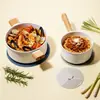 Tapa de Bol Dos en Uno Almohadilla Aislante del Calor, Esterilla Anti-quemaduras de Cocina, Juego de Tres Piezas para Ollas, Tapa de Olla de Silicona Adsorbible Aislante del Calor