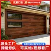 Puerta de Garaje con Panel de Espejo, Puerta de Garaje Abatible de Acero Color para Villa, Ventana Lateral Doble Larga de Cristal, Fabricante de Puertas de Garaje Eléctricas con Control Remoto