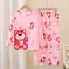 Pijama para Niña Primavera y Otoño 2026 Estilo Nuevo Traje Delgado de Manga Larga para Niño Ropa de Casa Estilo Princesa para Niña